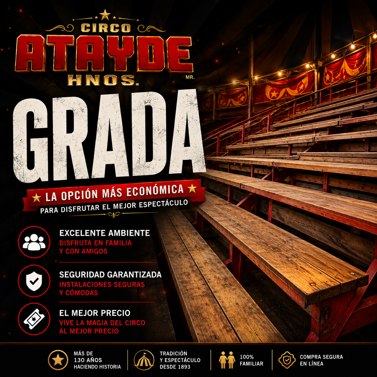 Gradas 30% de Descuento